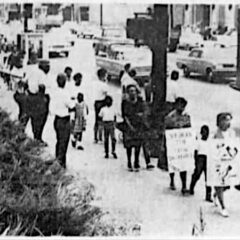 Demonstration in Evanston in 1960's